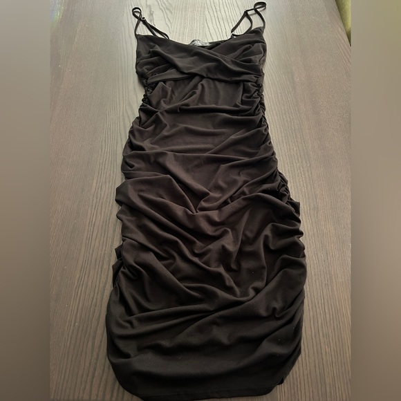 RARE NWOT Foxblood Gia Dress Black Size XL Bodycon - Picture 7 of 8